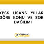 2024 KPSS LİSANS YILLARA GÖRE KONU VE SORU DAĞILIMI